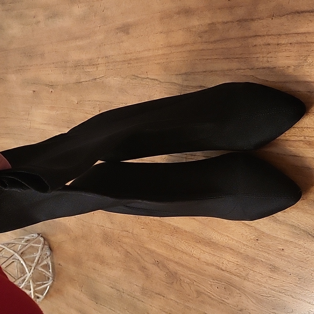 Black sock booties
